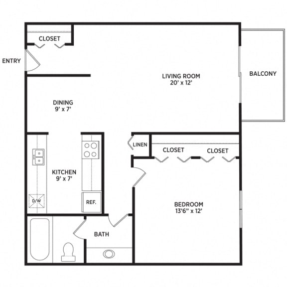 Floor Plans of Berrytree Apartments near Michigan State University
